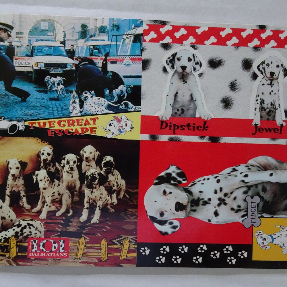 101 Dalmatians - Disney - Uncut Promo Trading Card Sheet 1996 Fleer/Skybox